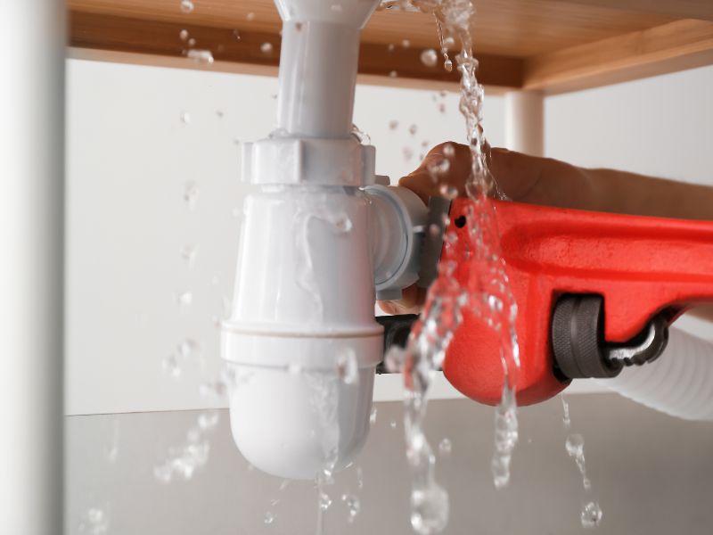Plumbing leak and pipe repair